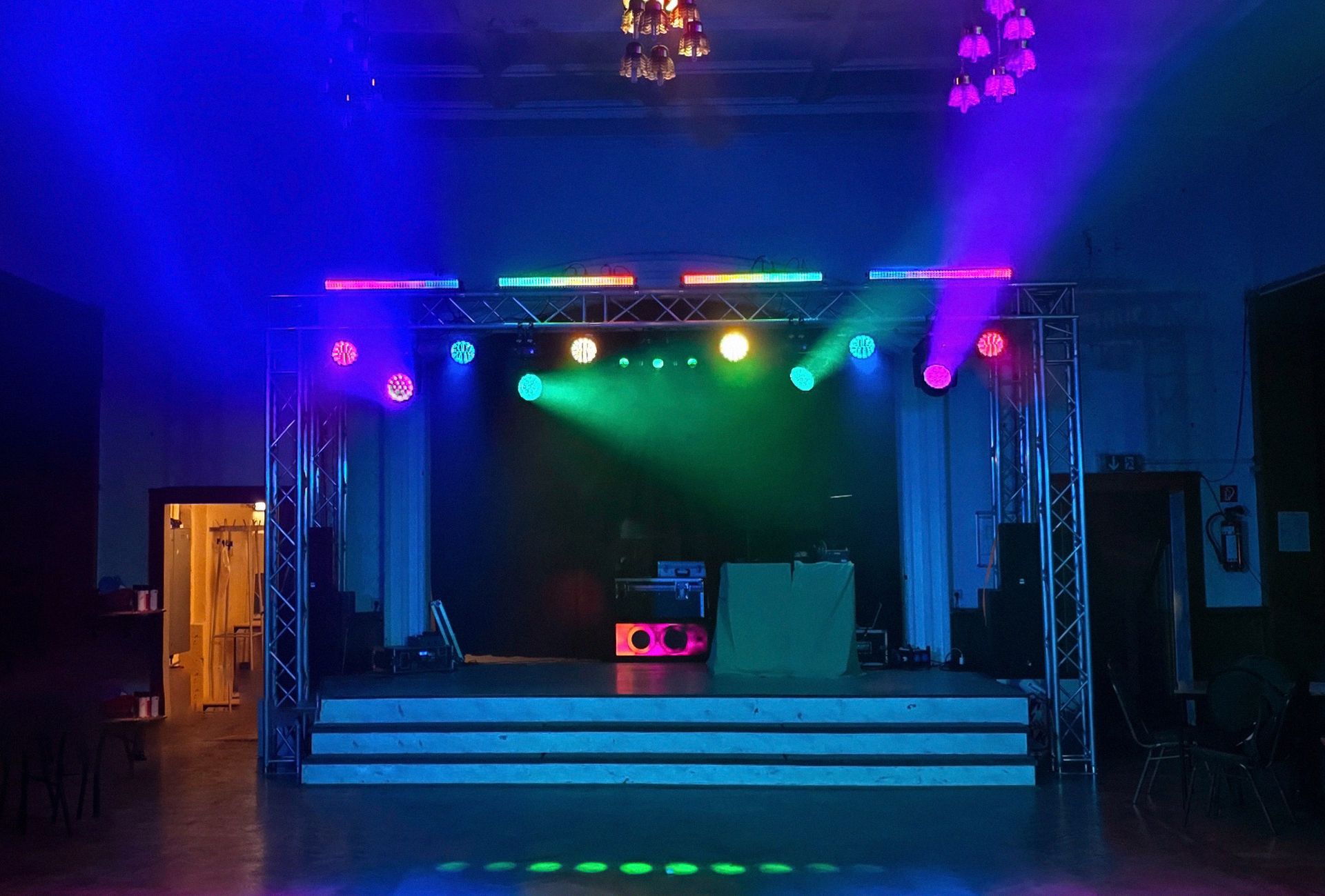 Beispielhafter Lichtaufbau